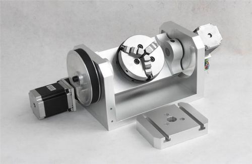 Mini cnc engraving rotary table axis 5th axis 3 jaw ratio 6:1 cnc dividing head for sale