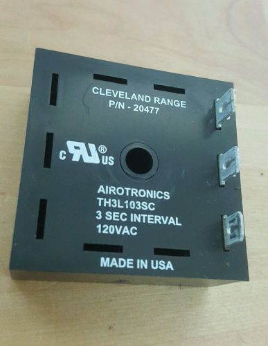 CLEVELAND RANGE 3 SECOND INTERVAL SOLID STATE TIMER 20477 120VAC airotronics