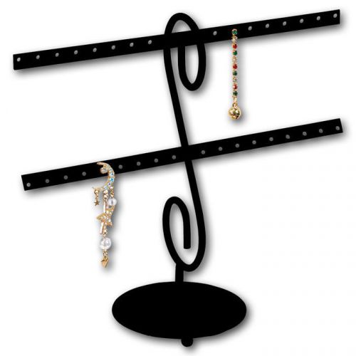 Wire earrings display stand metal earring display showcase displays upto 16-pair for sale