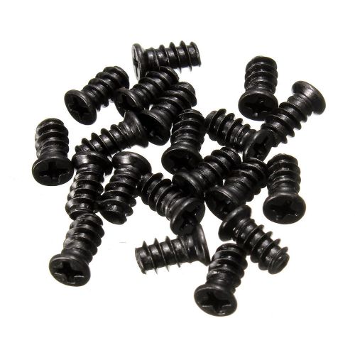 20Pcs Computer PC Case Cooling Fan Mount Screws Black For Fans 60mm 80mm 120mm