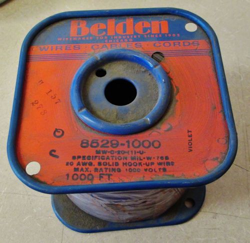 Belden hook up wire 8529-1000 20 awg 1000 feet 1000 volts insulated nos for sale