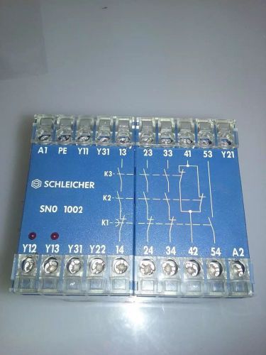 Safety Relay Schleicher type SNO 1002 Battenfeld WORKS GREAT - Spare - From USA