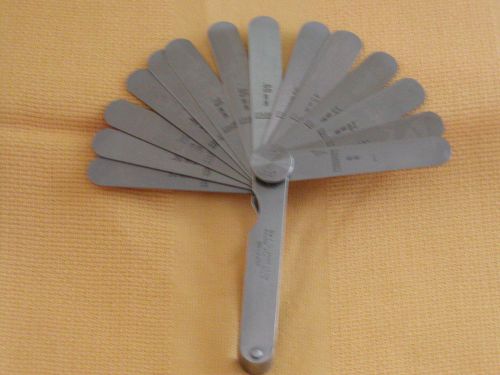 STARRETT #66MA THICKNESS GAGES (METRIC)