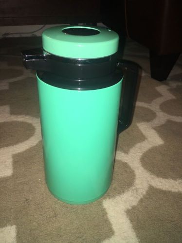 Vintage Thermique Crown Corning Thermal Server 1 Quart Aqua Teal Turquoise