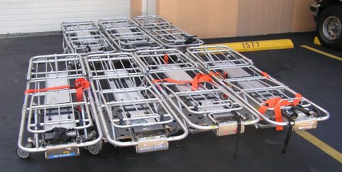 LOT OF SEVEN(7) FERNO 93ES AMBULANCE STRETCHERS