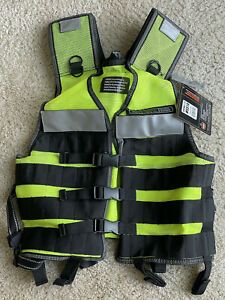 BRAND NEW Ergodyne Tenacious #5510 Work Vest Arsenal Lime Green Reflective TAGS