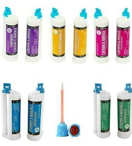 Temporary Crown Bridge Material + 10 Mixing Tips 10:1 All Shades Temp C&amp;B 76g