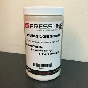 Pressline Padding Compound - 32oz / 1 Qt - Most Paper Stocks - Water Soluable