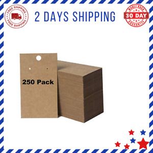 250 Pack Earring Display Cards Earring and Bracelet Jewelry Display Cards
