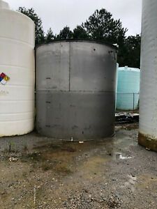 Stainless Steel Approx. 10000 Gal. Tank With Mixer, Motor, Gear Box Used