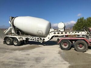 2003 MCNEILUS 12.5 CY Concrete Portable Mixer Trailer Ready Mix # 3106