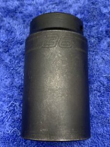 Snap On 1/2&#034; Drive 6-Point 36mm Deep Impact Socket SIMM360