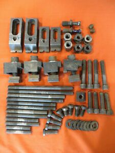 Machinist Hold Down Clamp &amp; Screw Lot Milling Machining Tools LOOK 1758