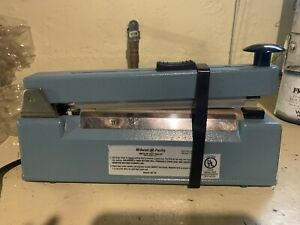 Impulse Heat Sealer 8&#034; Midwest Pacific Hand Sealing Machine Model MP 8C Plastic