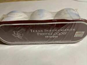 Brand New Texas Instruments Thermal Paper TP-27225 Pack Of 3