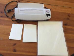 Purple Cows Hot &amp; Cold 9&#034; Laminator Only 3016C Hot And Cold &amp; laminating sheets