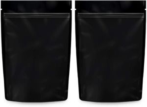 1.8 Ounce Loud Lock Mylar Bag Smell Proof Black Resealable Storage 1000 Count
