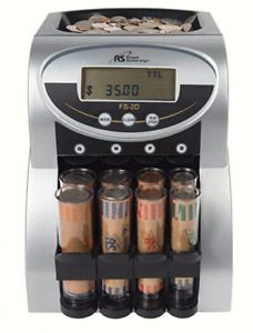 [NEW] 2 Row Digital Coin Sorter - Coin &amp; Change Sorting Money Handling FREE SHIP