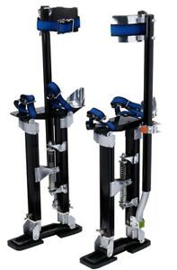 Pentagon Tool 1116 Professional 18-30 Inch Black Drywall Stilts - New