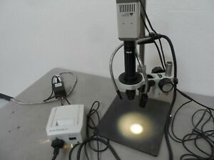 Inspection System W/Hitachi KP-D50 Color Digital Camera, Fostec Fiber Optics