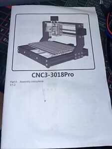 2 in 1 CNC 3018Pro Router GRBL w/ 5500mw Laser (Missing Frame Parts)