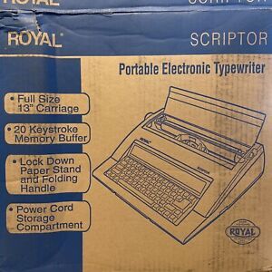 Royal Scriptor Typewriter (69149v) Portable Electronic Typewriter AC