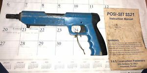 Posi-Set SS21 Powder Actuated Tool Concrete Nail Gun