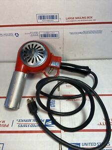 RED Vintage Dayton Electric HEAT GUN 115 Volts MAX 500 Degree 20amp 2Z387b