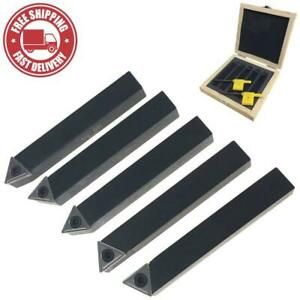 Anytime Tools 5 Piece 1/2&#034; Lathe Indexable Carbide Insert Tool Bit Set