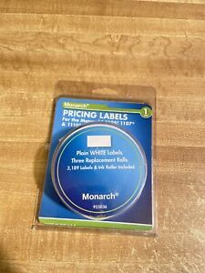 Avery Monarch Model 1105 1107 1110 Pricemarker White Labels Price Stickers New