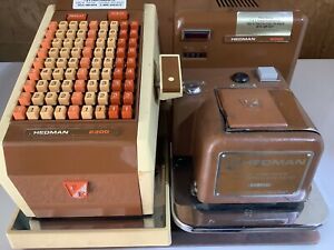 Hedman 2300 Check Printer Royal Companion Signer Dater Hedman 5000