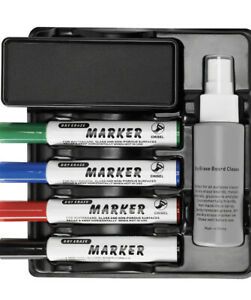 Sparco Products 75628 Marker/Eraser Caddy,w/Mounting Tape,8&#034;x7&#034;x2-13/16&#034;,Black
