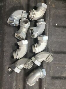 Lot 9 New Raco 1&#034; 90 Sealtite Connector