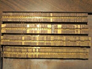 Ludlow Karnak Medium 18 Point Matrix, Attn. Printers &amp; Crafters. Missing G-m-r-w