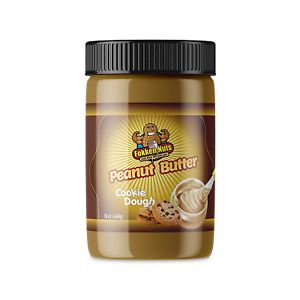 Fokken Nuts Peanut Butter, 16 Ounce (Cookie Dough)