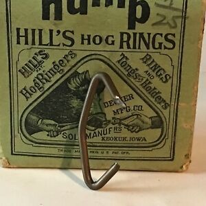 Decker Manufacturing Company, Decker&#039;s Hump Hill&#039;s No.3 Hog Rings,100 Count Box