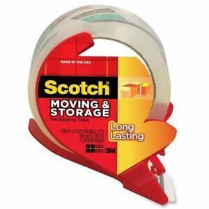 Scotch Moving - Storage Tape, Long Lasting 1.88 in x 38.20 yd 1 ea 3pk