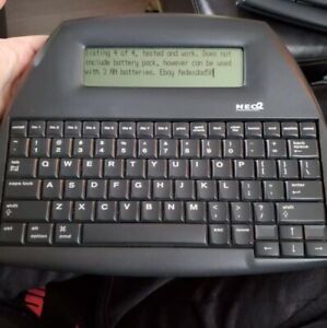 Alphasmart Neo 2 Word Processor- Working Alphasmart (4) With Cable