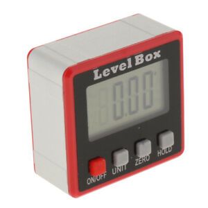 90 Degree 0.1 Degree Super Large LCD Screen Bevel Angle Gauge Inclinometer