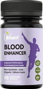 BNatrl Blood Enhancer, Organic Iron Supplement, Supports Energy, Increase...