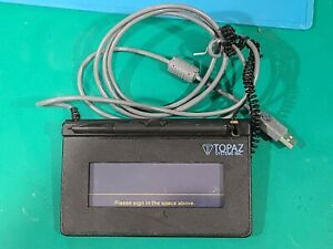 Topaz System T-S460 Model Series SigLite LCD 1x5 USB Signature Pad T-S460-HSB-R