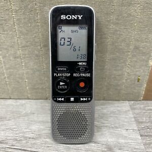 GENUINE SONY ICD-BX112 DIGITAL VOICE RECORDER BLACK SILVER