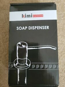 Kimi Cuisine Stainless Steel Soap Dispenser for Kitchen Sink in Brushed Nickel