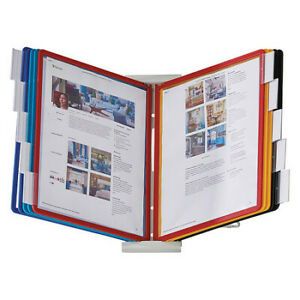 INSTAVIEW 561200 Desk Ref Sys,10 Panels,Assorted