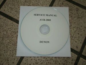 Denon AVR-2801 Operating and Service Manual