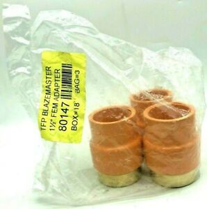 3 Pack TFP BlazeMaster 80147 1-1/2 x 1-1/2 in. CPVC Female Adapter Slip x FIPT