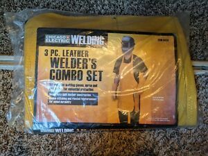 WESTERN SAFETY 3 PC. LEATHER WELDER&#039;S COMBO SET ITEM 94128
