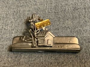 Realtor Business Card Holder Ultra Craft Pewter