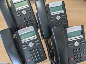Lot of 4 Polycom SoundPoint IP 331 / 335 VOIP phones