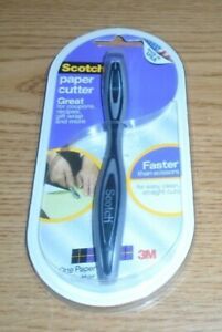 SCOTCH 3M PAPER CUTTER GREAT FOR GIFT WRAP COUPONS MAIL EASY CLEAN STRAIGHT CUTS